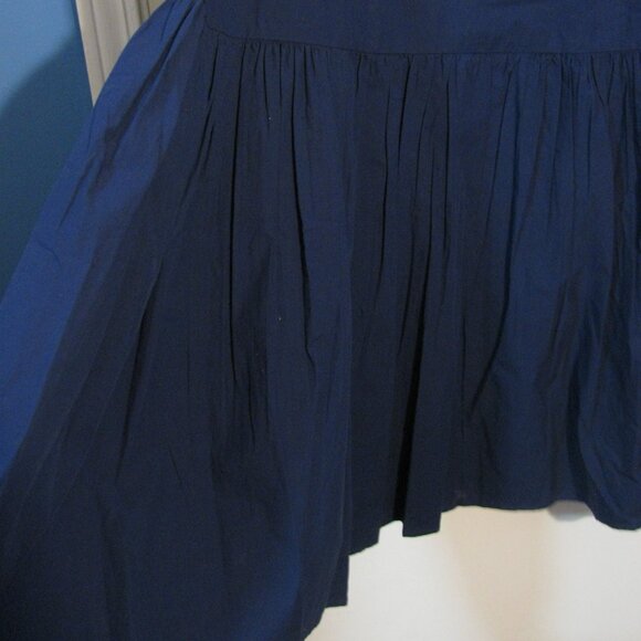 * The Drop Blue Maxi Dress XL Plus NWT $59 100% Cotton Ruffled Skirt - Picture 3 of 6